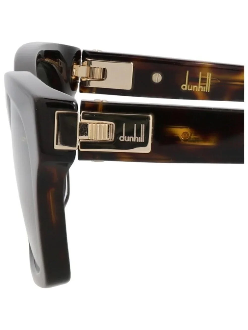 New Dunhill Mens Square/Rectangle Havana Havana Grey Fashion Designer Sunglasses